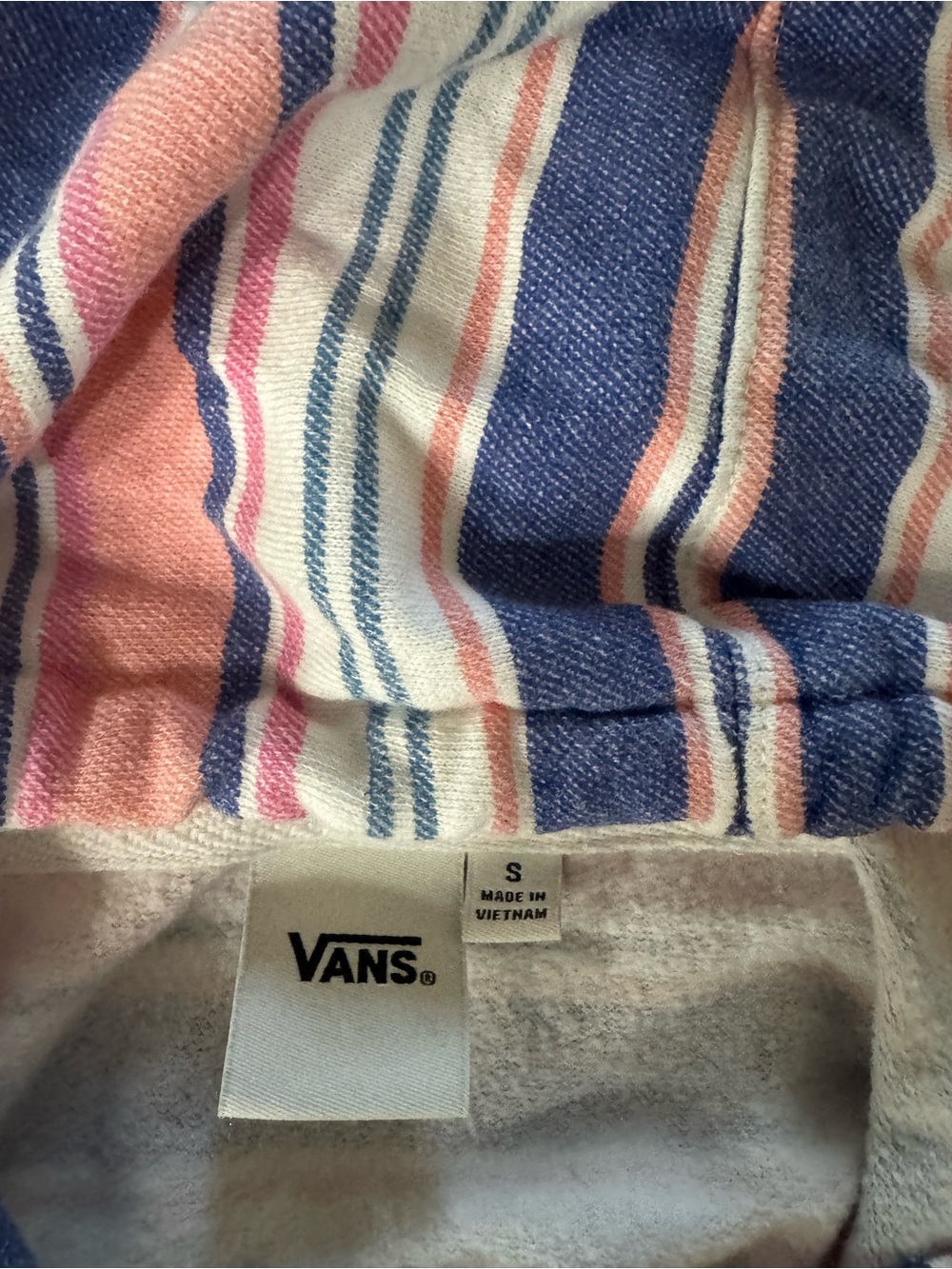 Vans Women's Wazzy Stripe Pullover Hoodie - Picture 9 of 9